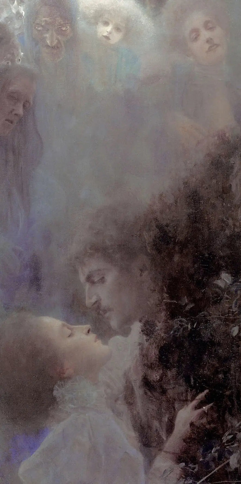 💘 Любовь (деталь) – Густав Климт (около 1895)