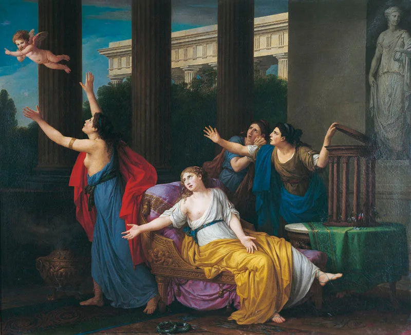 L'Amour fuyant l'esclavage - Joseph-Marie Vien image 1 reproduction artisanale de tableau