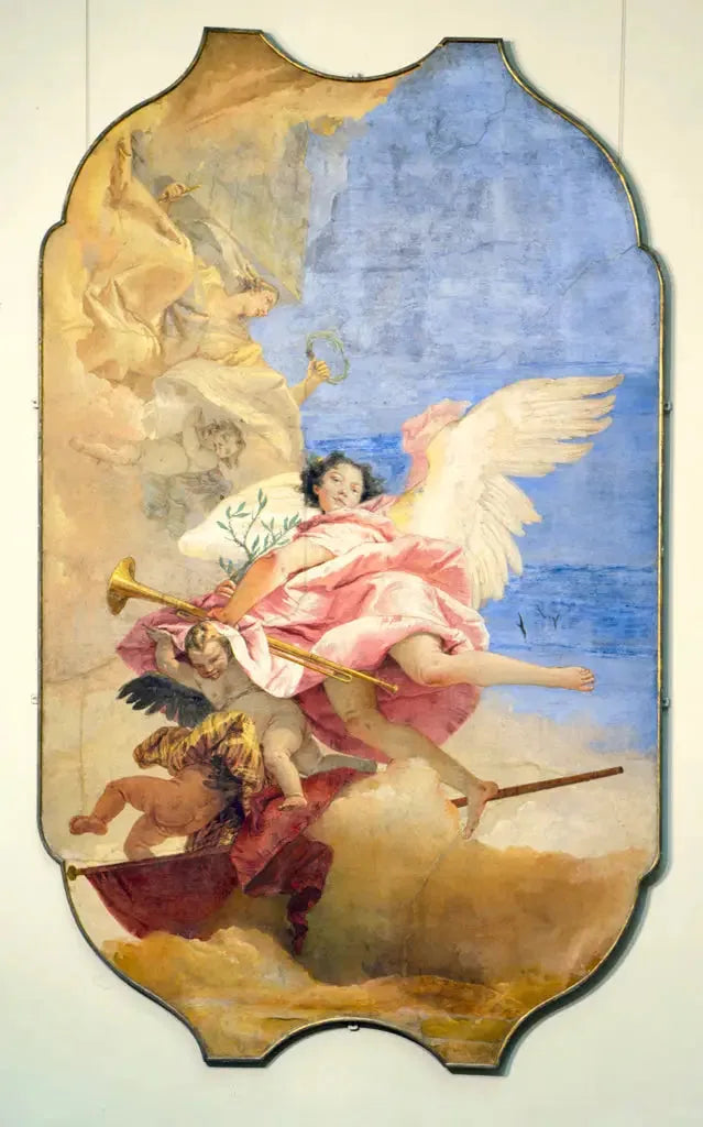 L'ange de la renommée - Giovanni Battista Tiepolo image 1 copie de tableau peinte à la main
