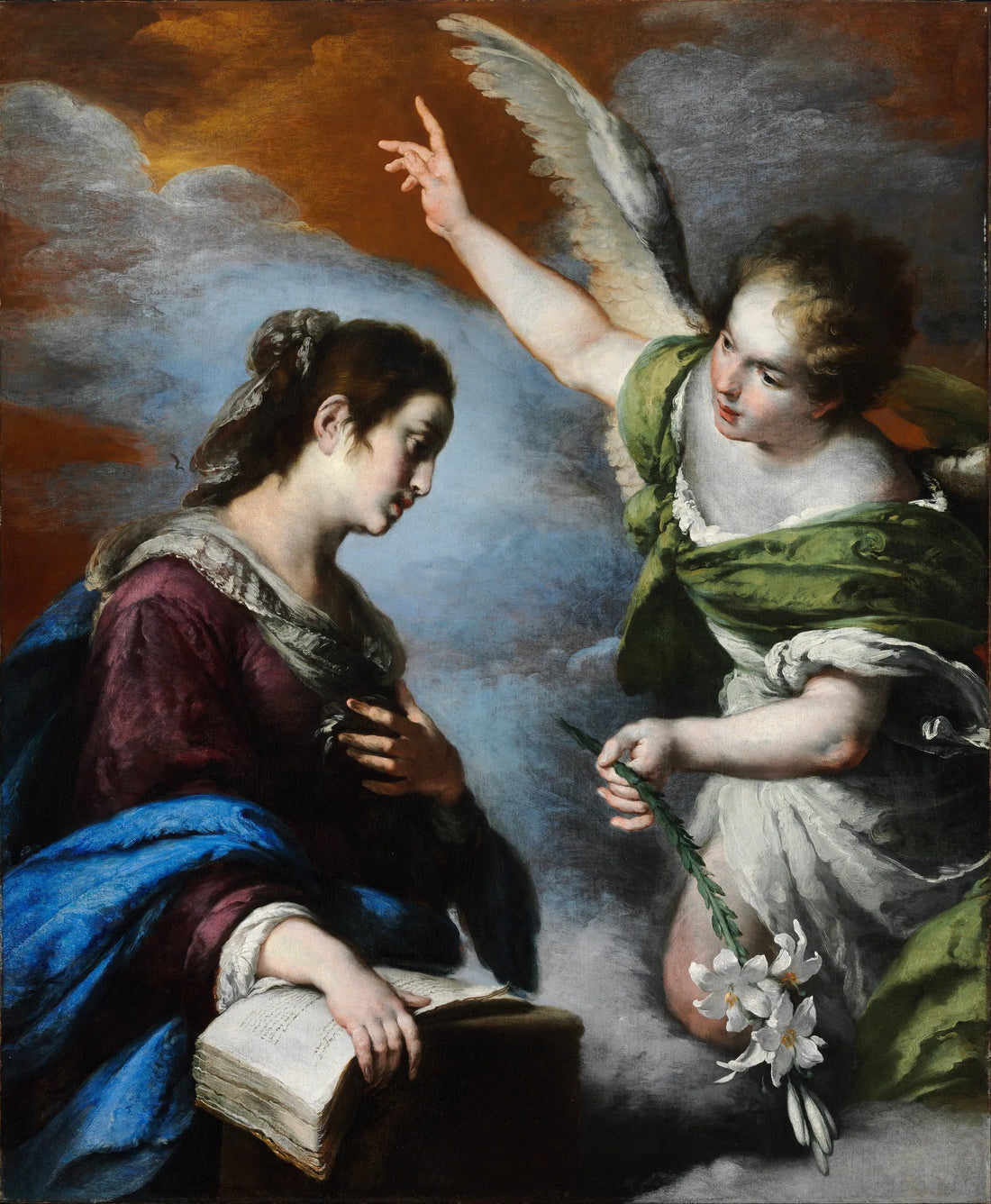 L'Annonciation - Bernardo Strozzi