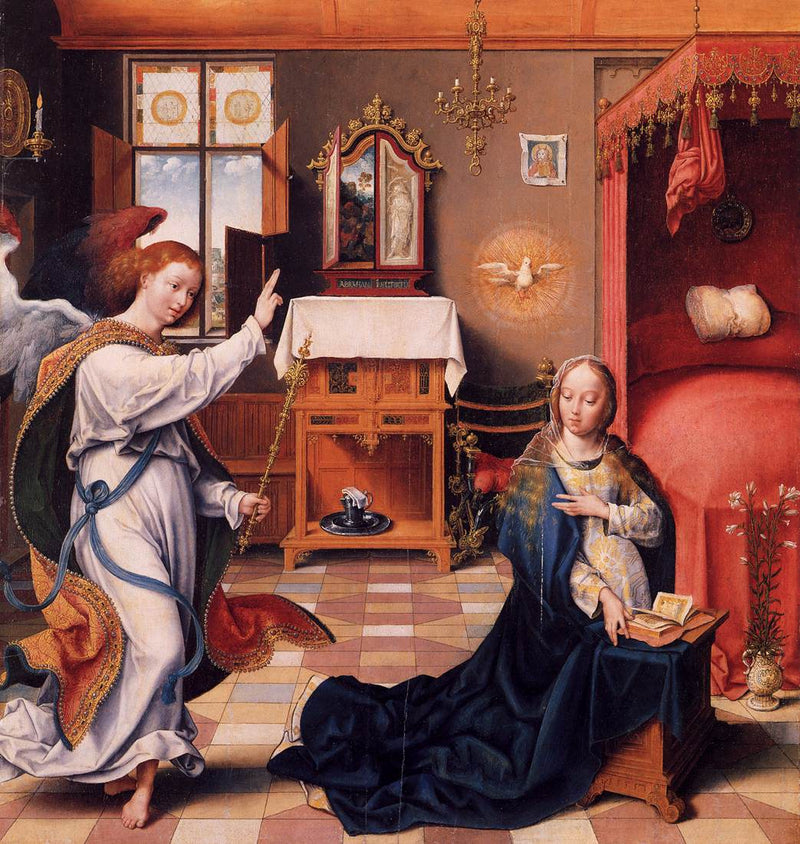 Благовещение. - Joos van Cleve