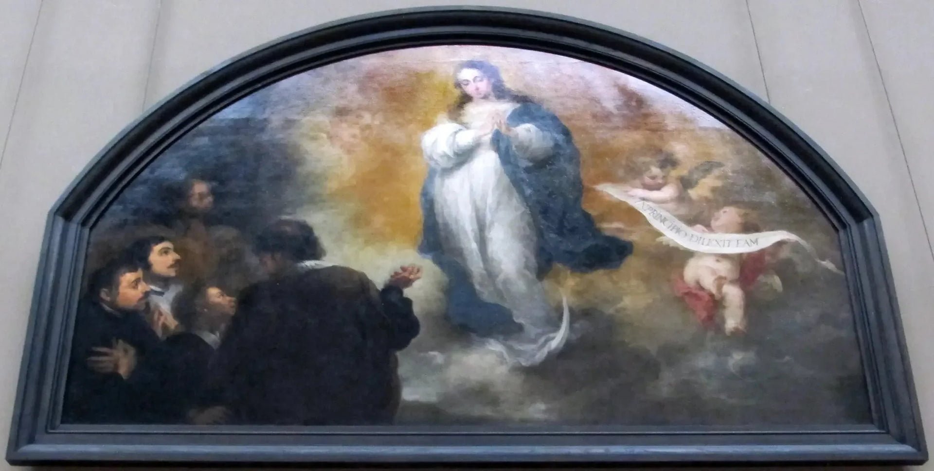 L'Apparition de l'Imaculée conception à six personnages - Bartolomé Esteban Murillo image 1 reproduction artisanale de tableau