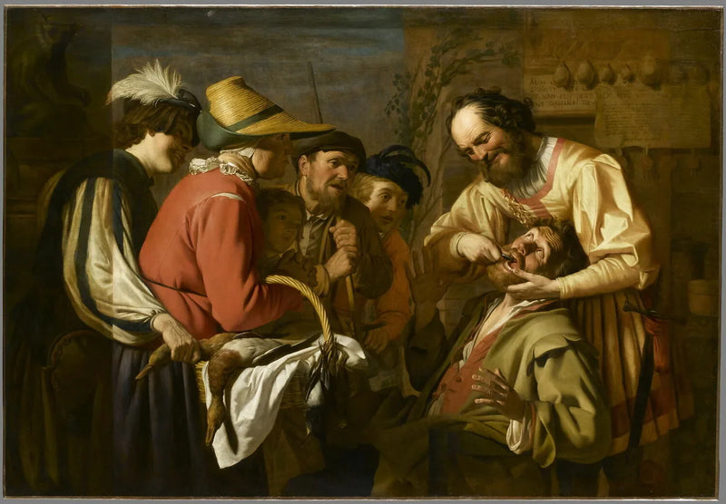Выдёргивание зубов - Gerrit van Honthorst
