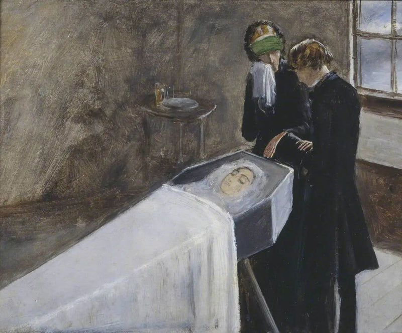 Художник, сопровождающий похороны молодой девушки - Джон Эверетт Миллеис