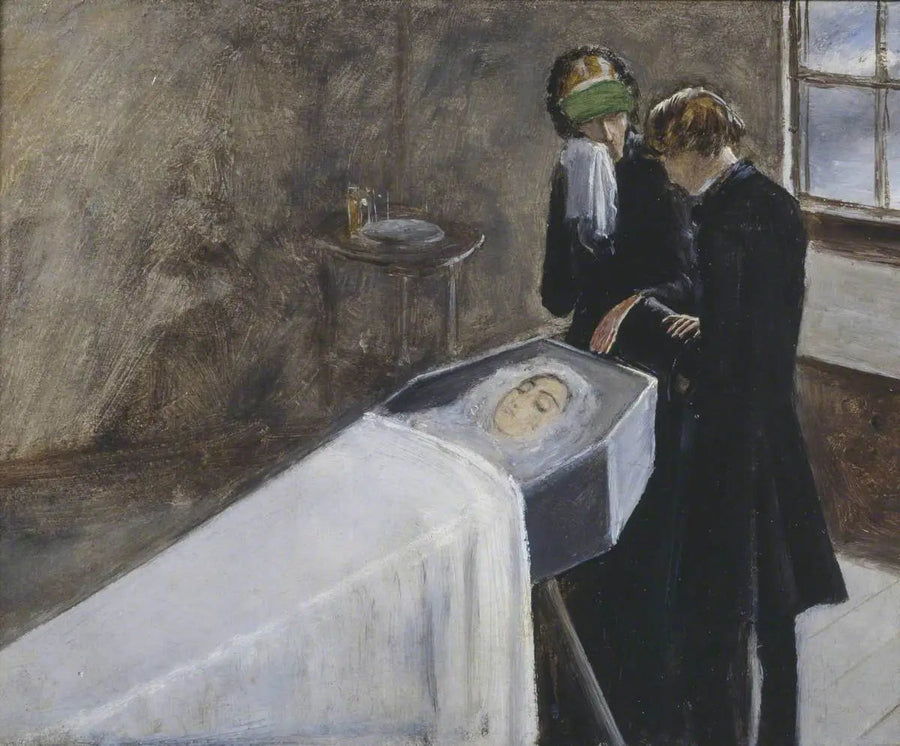 Художник, сопровождающий похороны молодой девушки - Джон Эверетт Миллеис