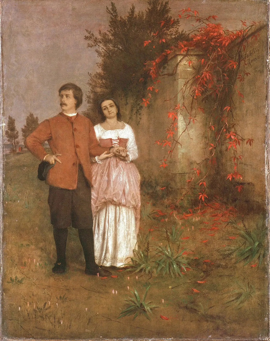 Художник и его жена - Арнольд Бёклин