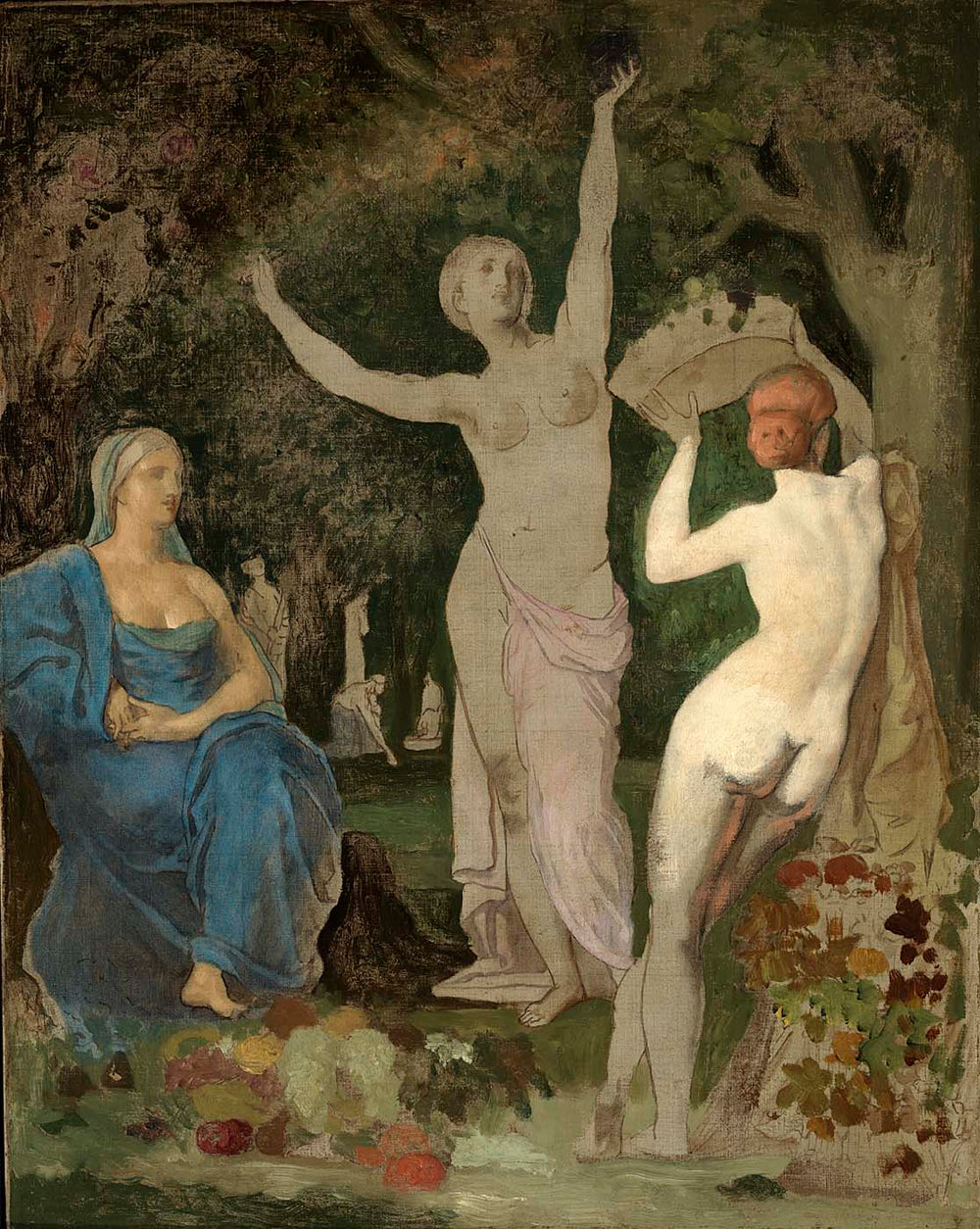 L'Automne - Pierre Puvis de Chavannes image 1 reproduction artisanale de tableau