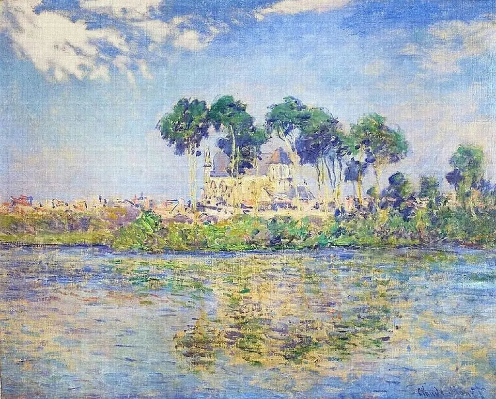 L'église de Vernon - Claude Monet image 1 reproduction réalisée par Alpha Reproduction
