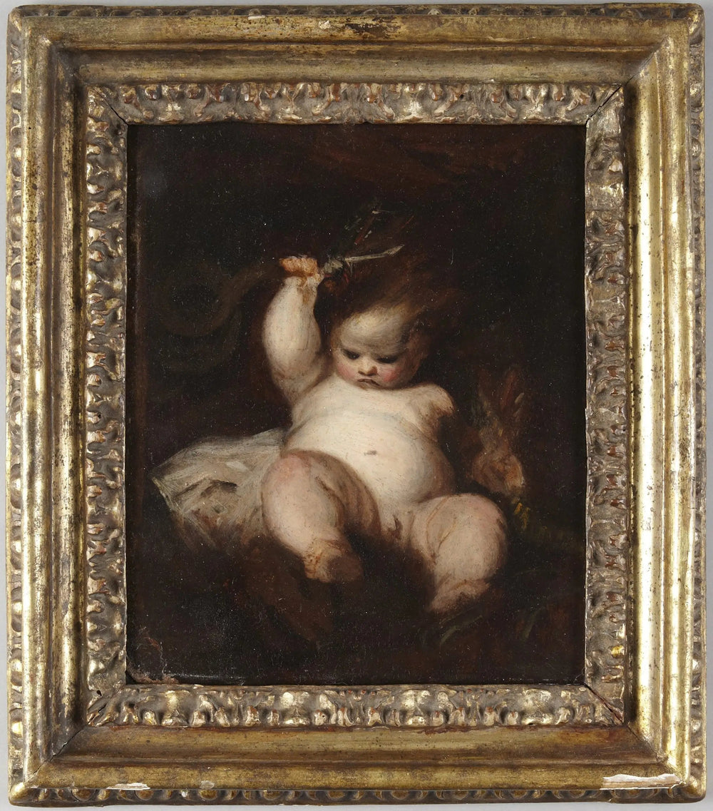 L'enfant Hercule - Joshua Reynolds image 1 reproduction artisanale de tableau