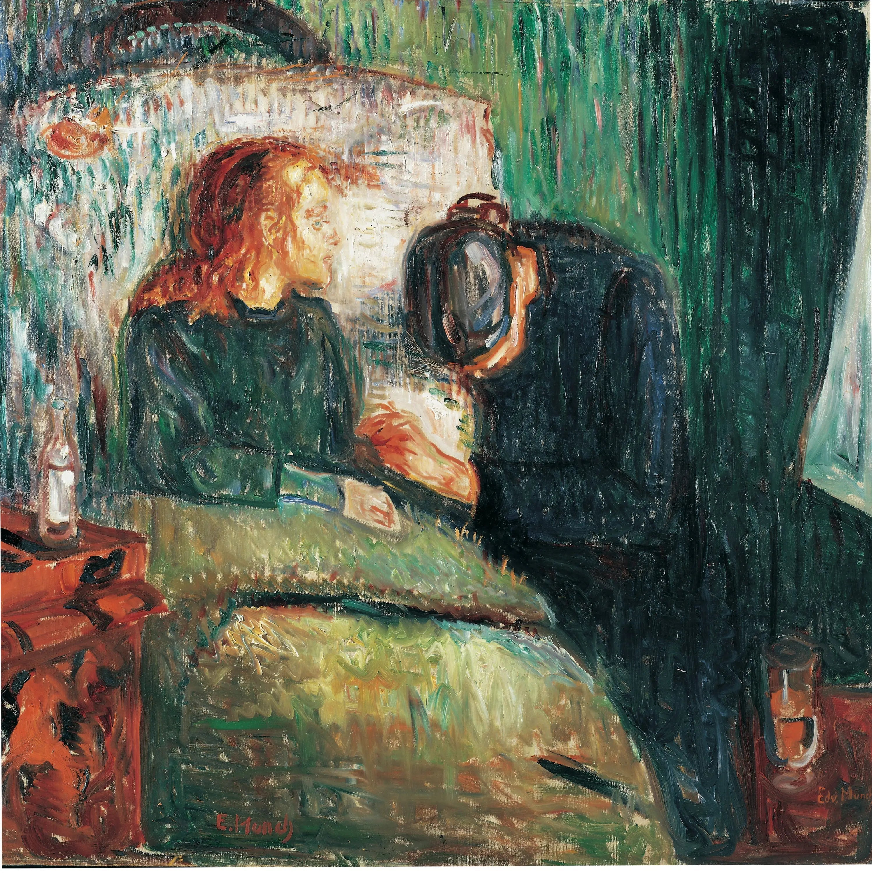 L'Enfant malade - Edvard Munch image 1 reproduction de peinture à l’huile