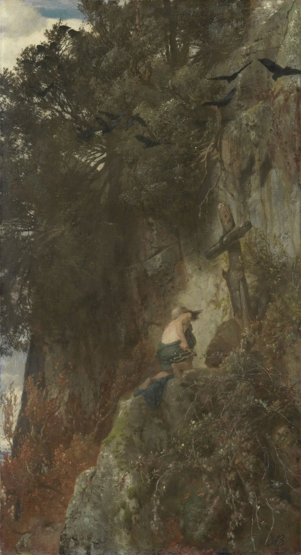 L’ermite - Arnold Böcklin - Alpha Reproduction