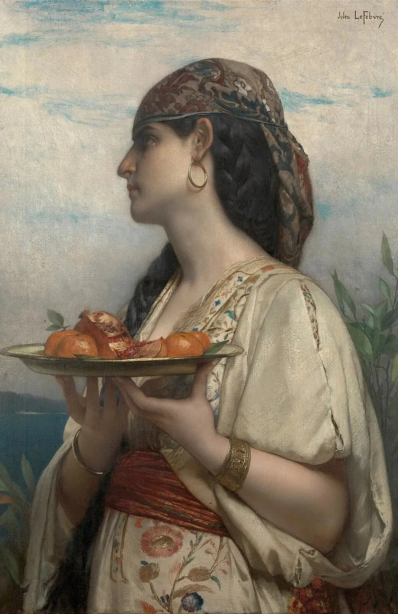 Рабский на фруктовой тарелке - Жюль Лефевр