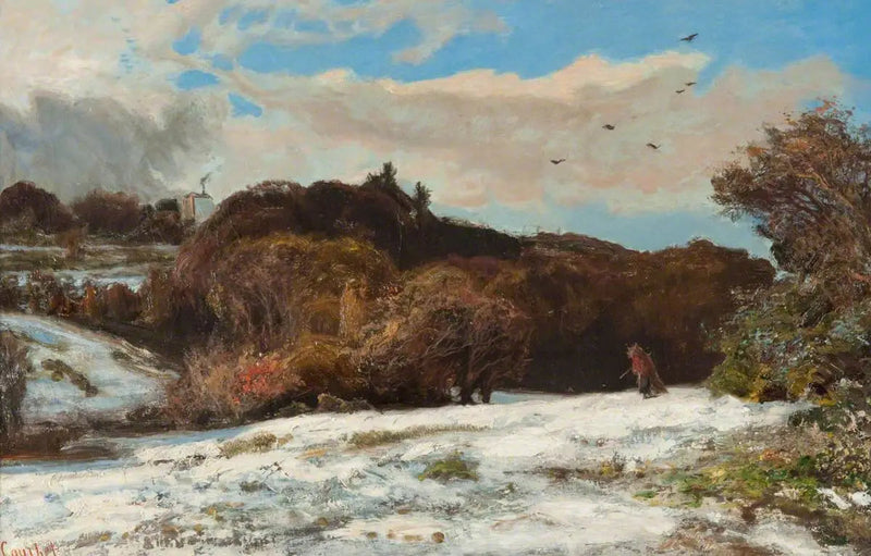Зима в Орнане - Гюстав Курбе