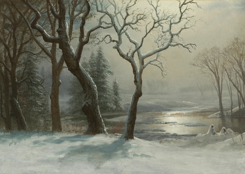 Зима в Йосемити - Альберт Бирстадт