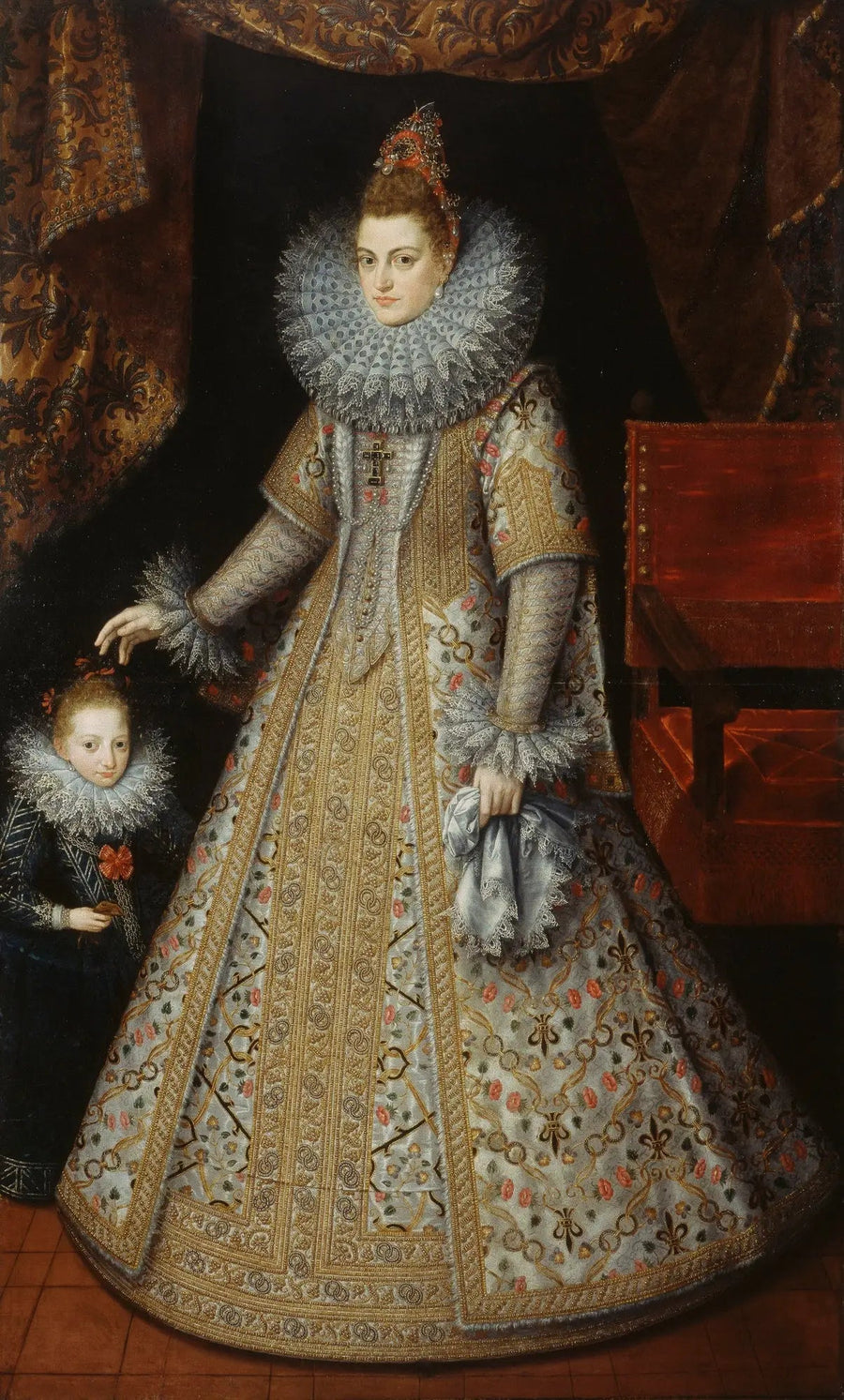 Инфанта Изабелла Клара Евгения (1566-1633), архиду́хиня Австрии - Франс Пурбус Младший