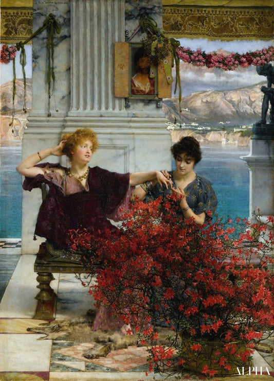 La bague de fiançailles de l’amour - Lawrence Alma-Tadema Reproductions de tableaux à la peinture à l’huile