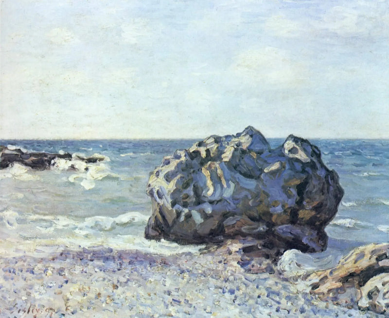 Лагуна Лангленда, Скала Сторра, Утро - Альфред Сислей