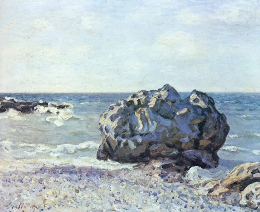 Лагуна Лангленда, Скала Сторра, Утро - Альфред Сислей