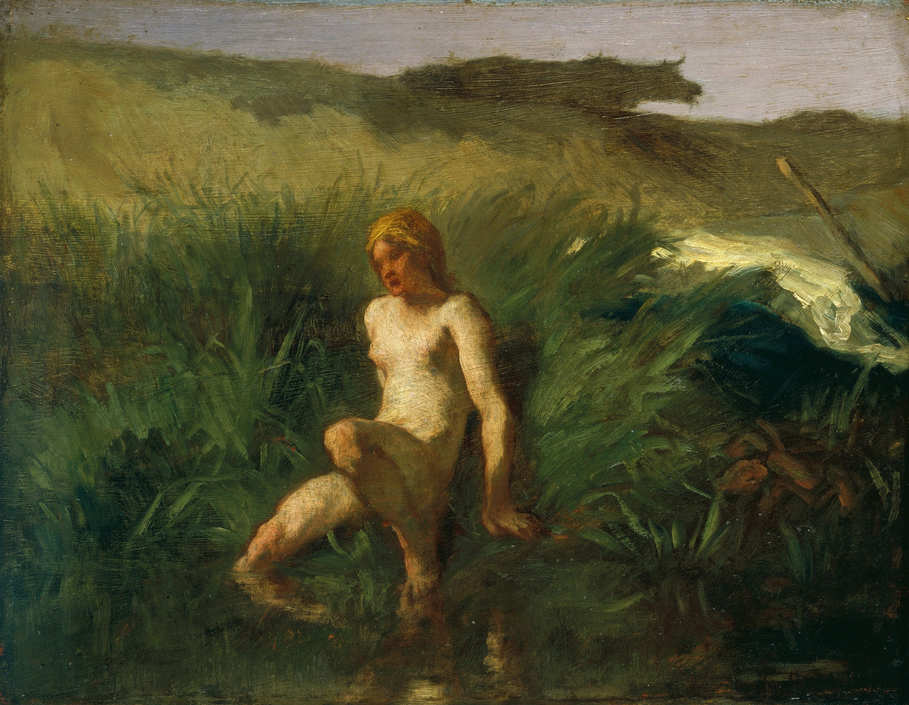 La Baigneuse - Jean-François Millet - Alpha Reproduction