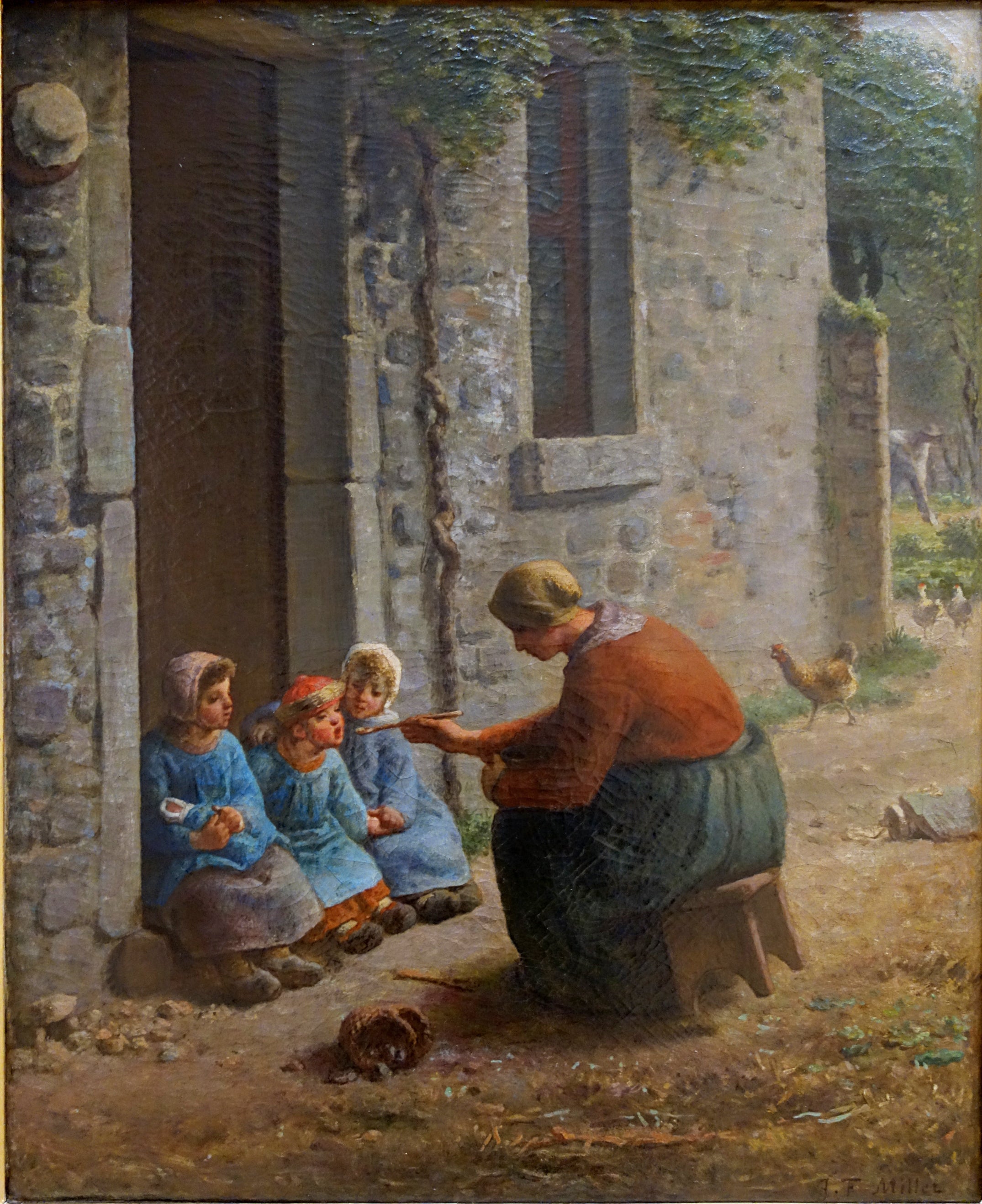 La Becquée - Jean-François Millet - Alpha Reproduction