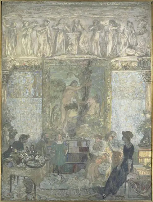 La Bibliothèque - Édouard Vuillard - Alpha Reproduction
