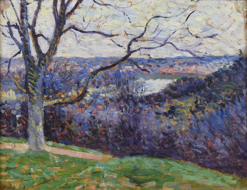 Петля Сены возле Эрблея (The Loop of the Seine near Herblay) - Максимилиен Люс