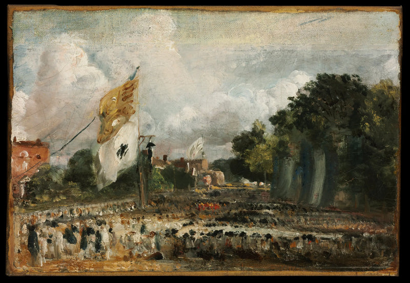 Торжество мира 1814 года, заключённое в Париже между Францией и союзными державами - Джон Констебл