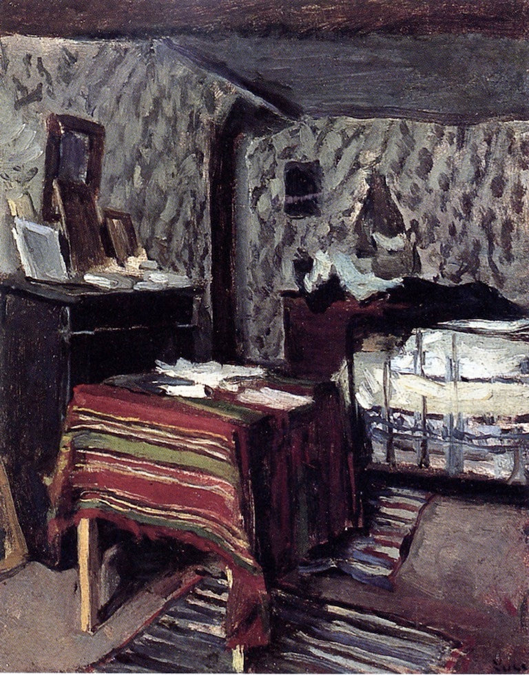 Комната художника, улица Лавен - Максимилиен Люс