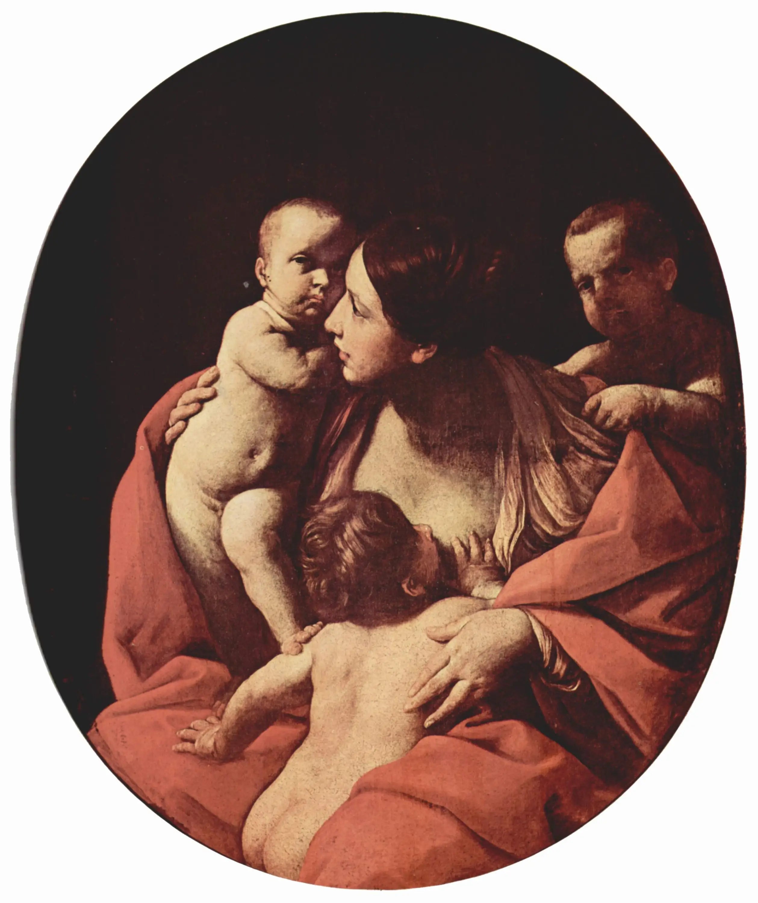 La Charité - Guido Reni image 1 tableau peint à l’huile sur toile