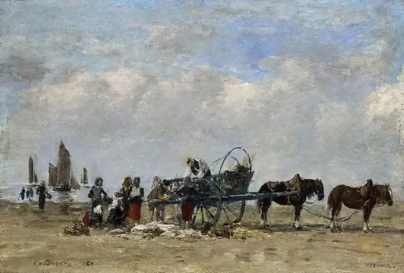 Рыболовная тележка, Берк - Эжен Буден