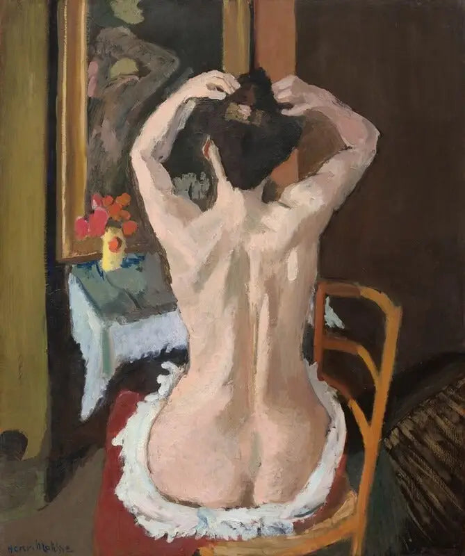 Reproduction du tableau « La Coiffure - Henri Matisse » par Alpha Reproduction en peinture à l’huile