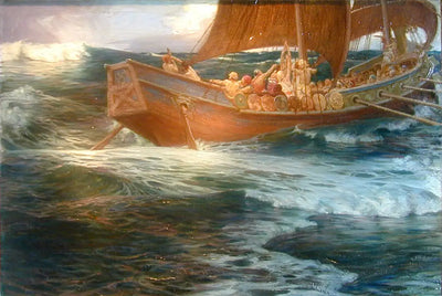 La colère du dieu de la mer - Herbert Draper - Alpha Reproduction