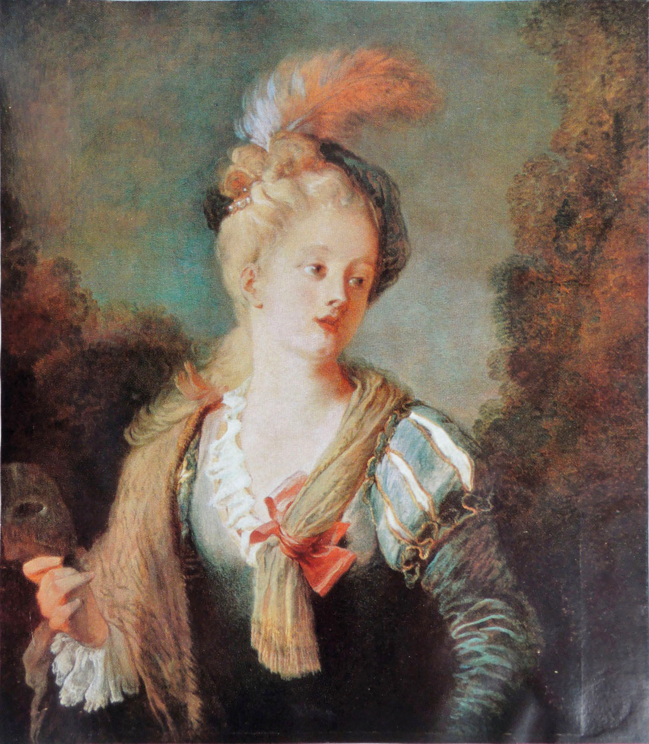 La Comédienne Suisse - Antoine Watteau - Alpha Reproduction