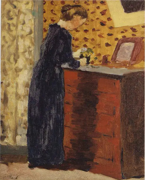 La Commode rouge - Édouard Vuillard - Alpha Reproduction