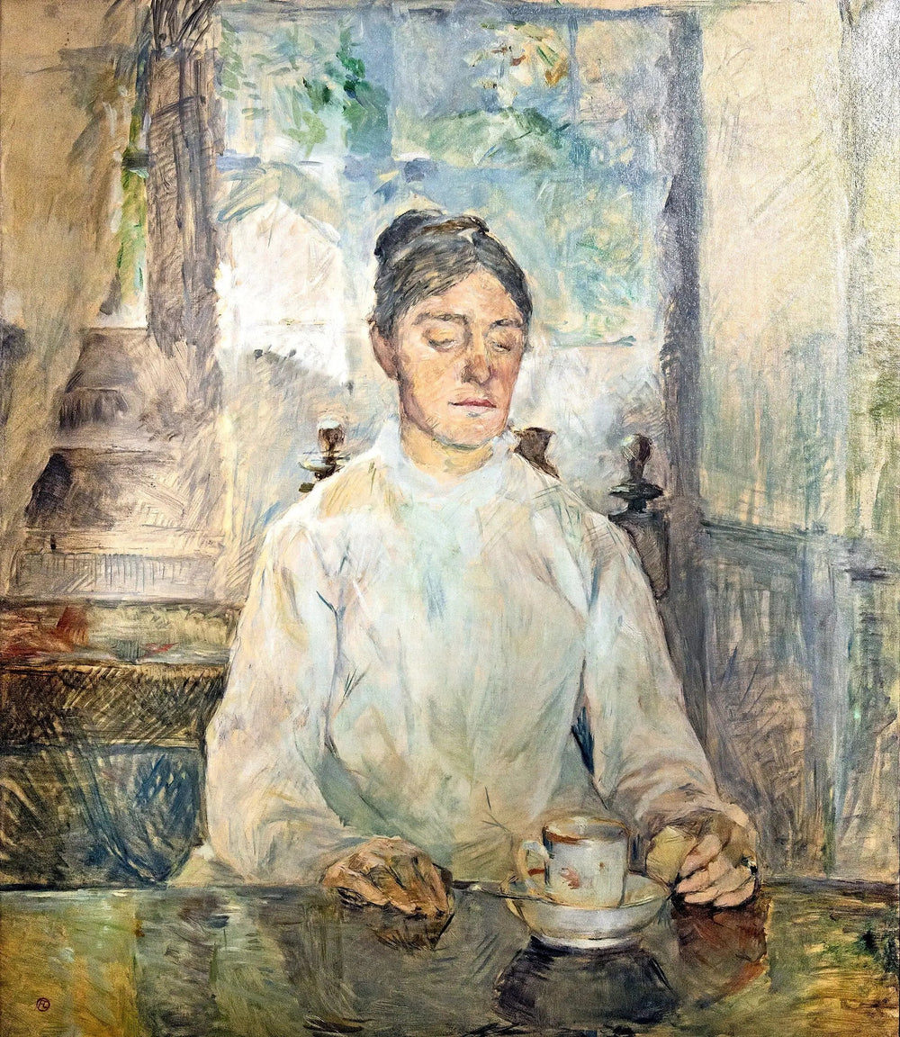Reproduction du tableau « La Comtesse Adèle de Toulouse-Lautrec - Henri de Toulouse-Lautrec » par Alpha Reproduction en peinture à l’huile