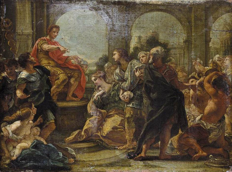 La continence de Scipion - Giovanni Battista Gaulli