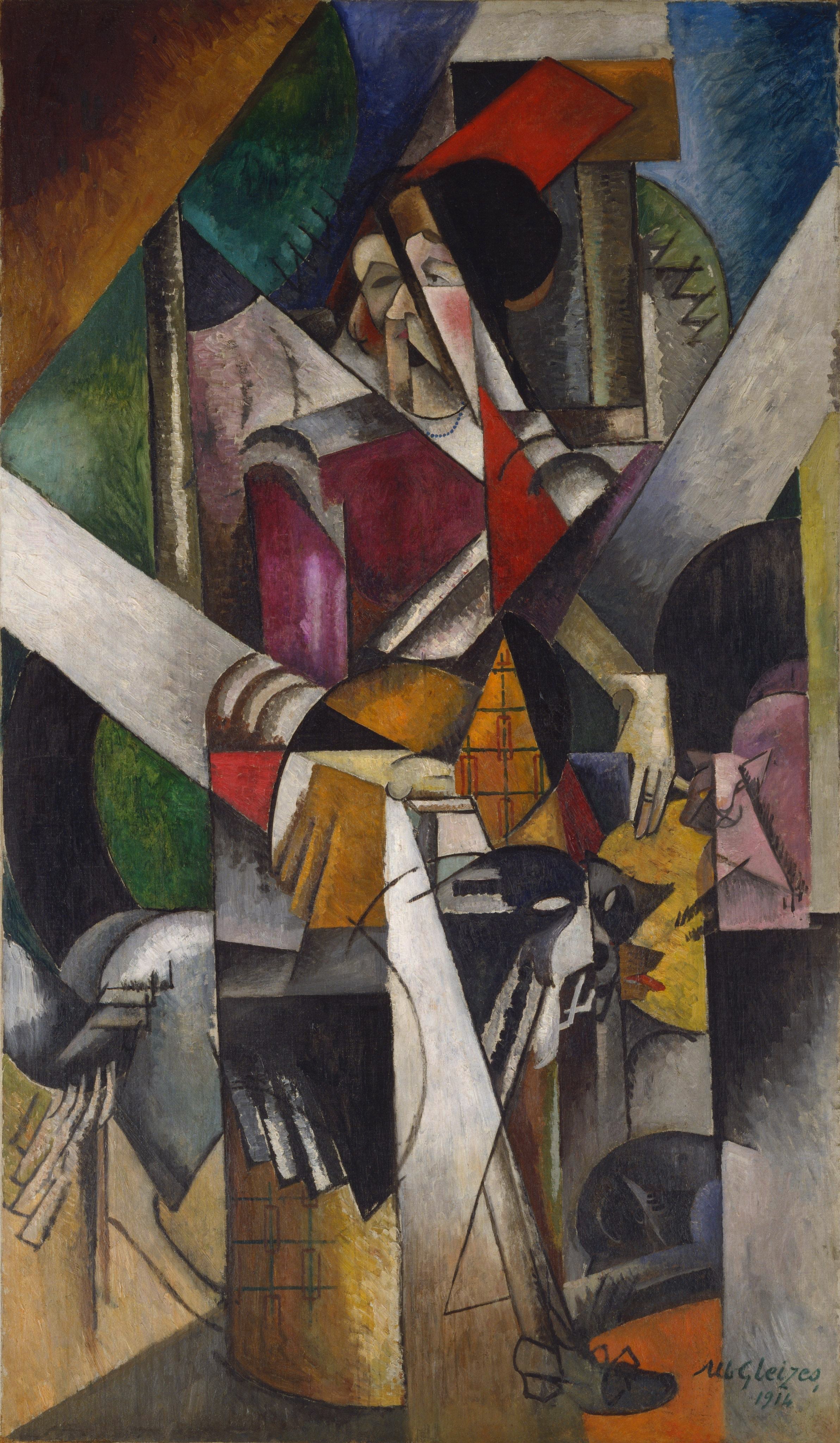La Dame aux bêtes - Albert Gleizes - Alpha Reproduction
