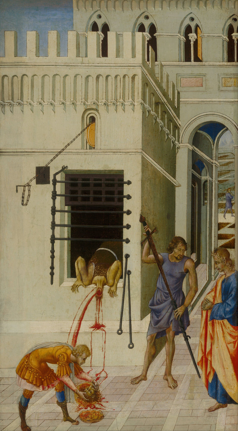 Обезглавливание святого Иоанна Крестителя - Giovanni di Paolo