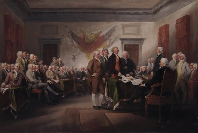 Декларация независимости, 4 июля 1776 - Джон Трамбулл