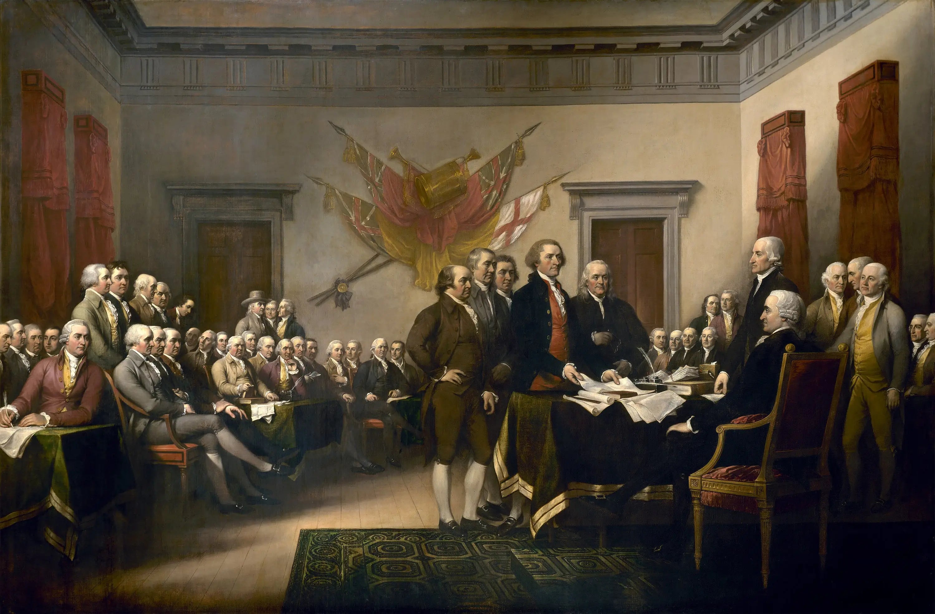 La Déclaration d’indépendance - John Trumbull - Alpha Reproduction