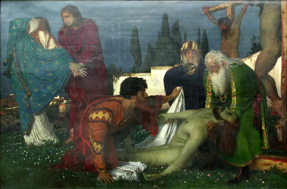 La Déposition - Arnold Böcklin - Alpha Reproduction