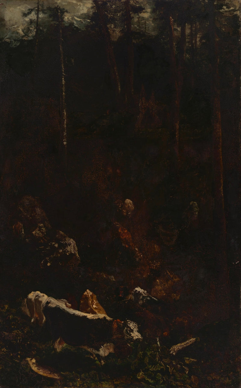 La descente du bétail dans les montagnes du Haut Jura - Théodore Rousseau
