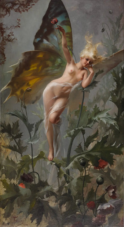 La Fée du Coquelicot - Luis Ricardo Falero - Alpha Reproduction