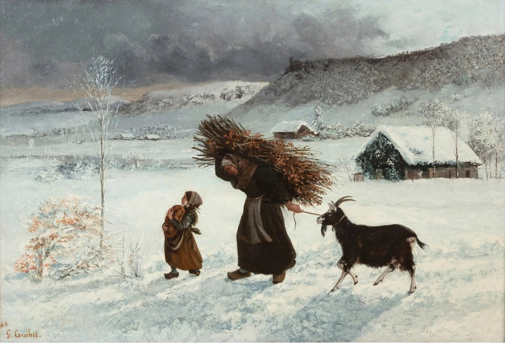 La Femme à la chèvre ou La Fagotière - Gustave Courbet - Alpha Reproduction