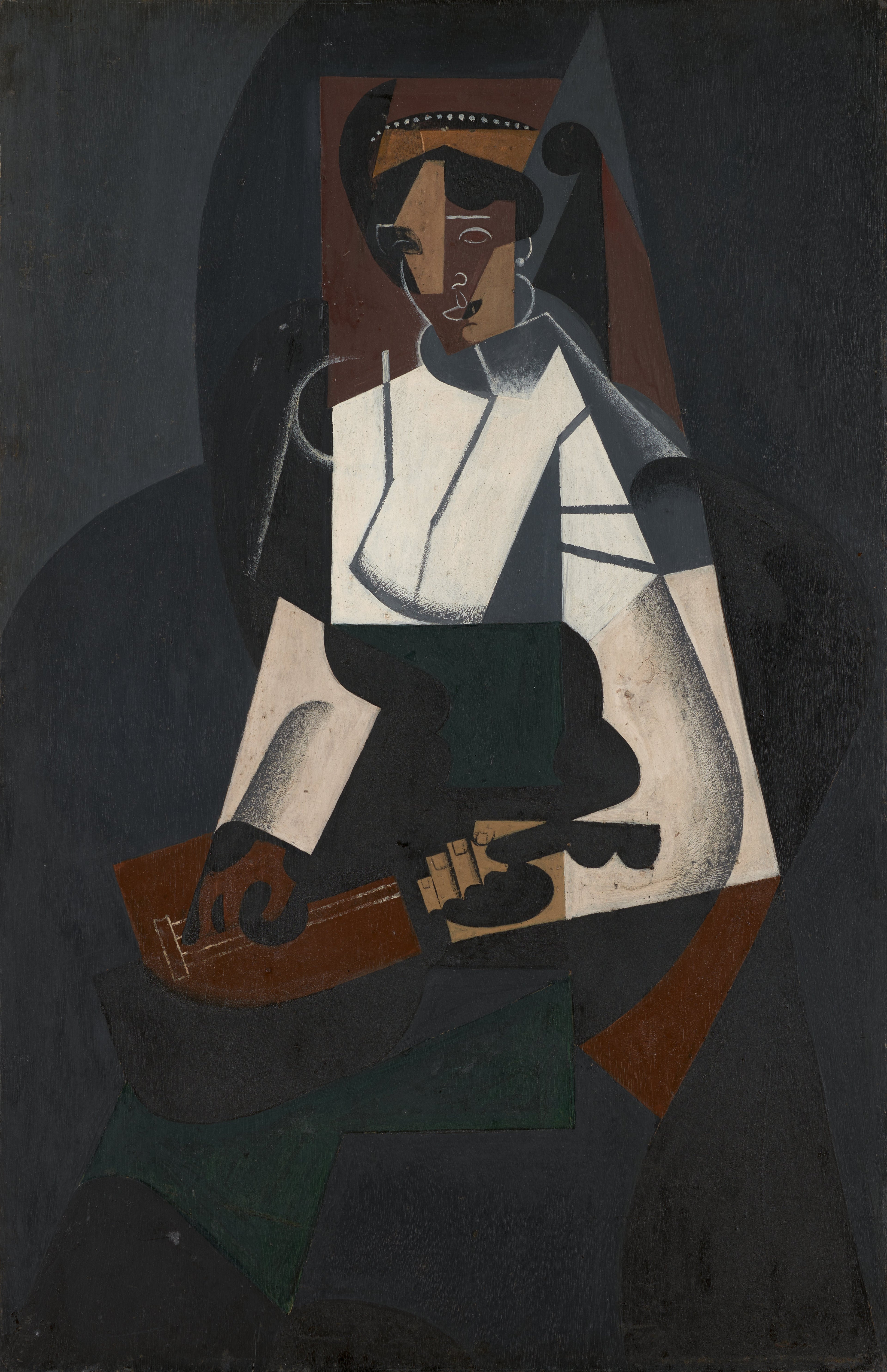 La femme à la mandoline d’après Corot - Juan Gris - Alpha Reproduction