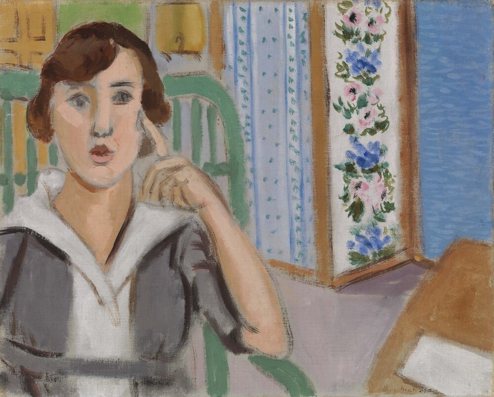 Reproduction du tableau « La Femme au paravent - Henri Matisse » par Alpha Reproduction en peinture à l’huile