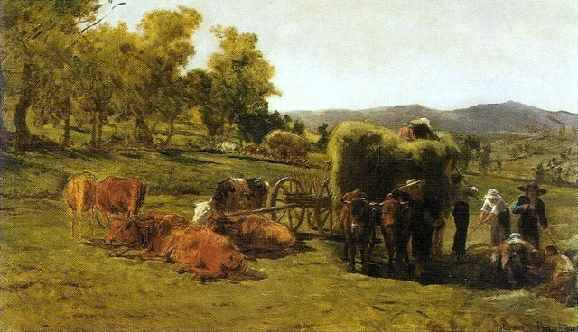 La fenaison - Rosa Bonheur - Alpha Reproduction
