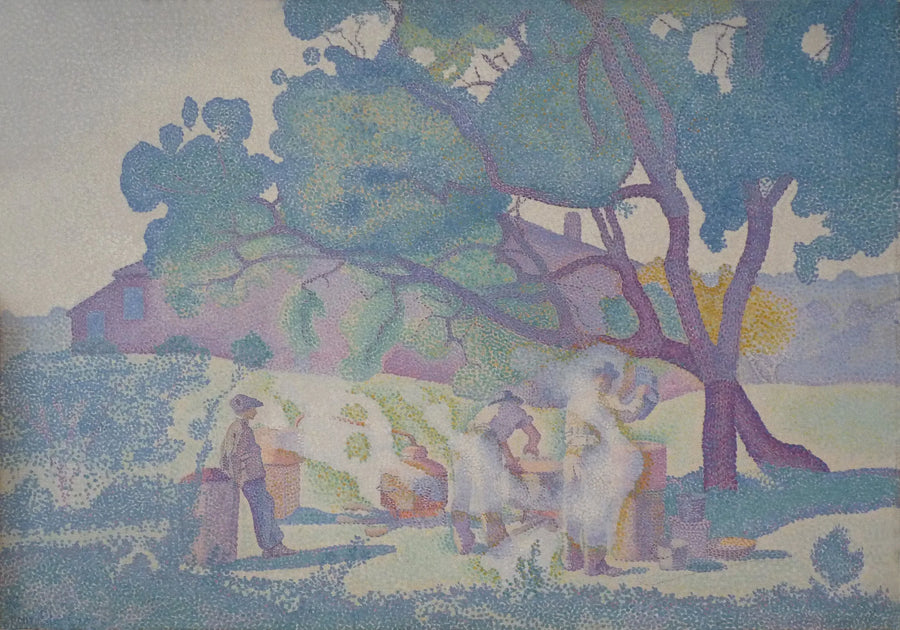 Ферма, утро - Анри-Эдмон Кросс