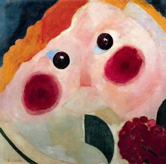 La Fille aux renoncules - Theo van Doesburg