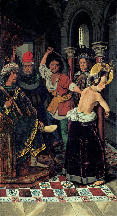La flagellation de sainte Engracia - Bartolomé Bermejo - Alpha Reproduction